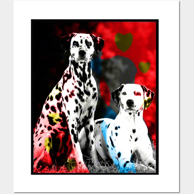 soulmate dalmatians Wall Art by Armangedonart